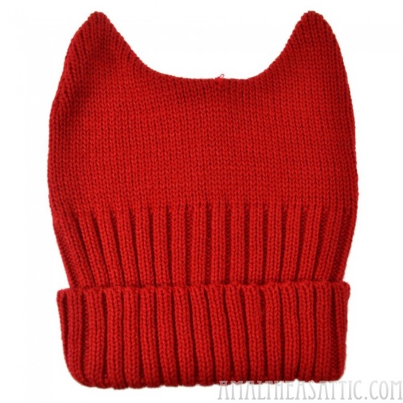 Pussy Devil Beanie Hat - Picture 2 of 2